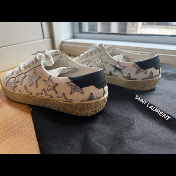 Saint Laurent Leather Sneakers (USED) - Picture 5 of 11